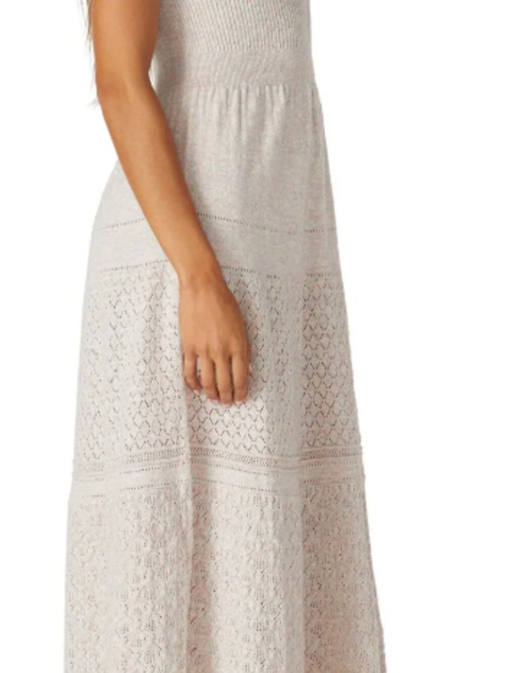 La Vie by Rebecca Taylor Rainbow Pointelle Dress - Picture 5 of 6